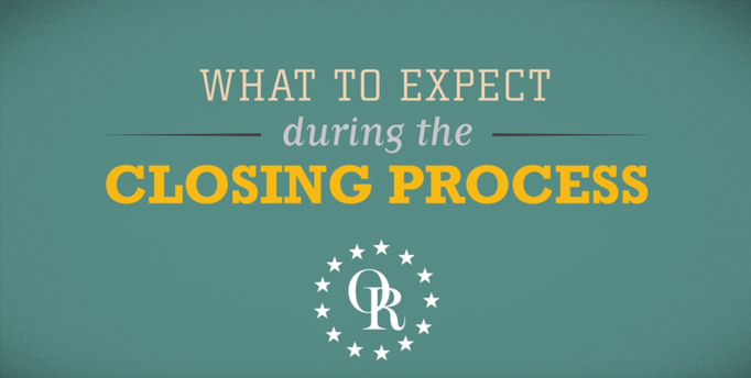 ORT logo with text "What to Expect during the Closing Process."